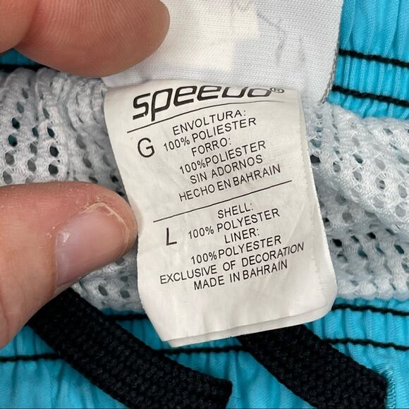 Speedo Hawaiian Print Swim Trunks - Picture 3 of 6